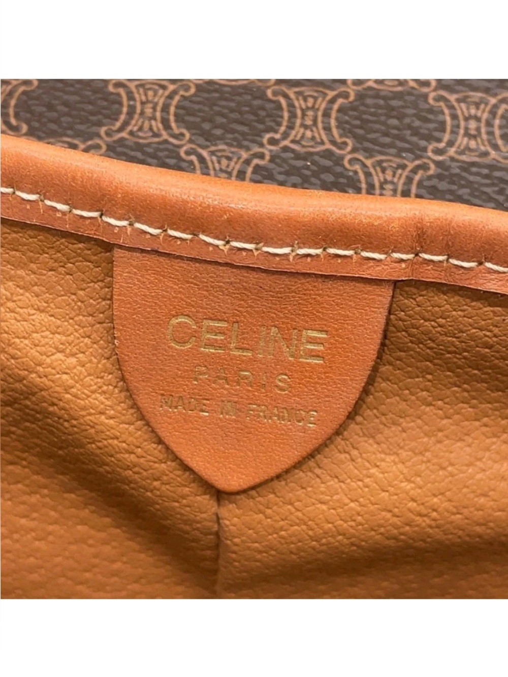 Céline Macadam Brown Backpack - Picture 10 of 10